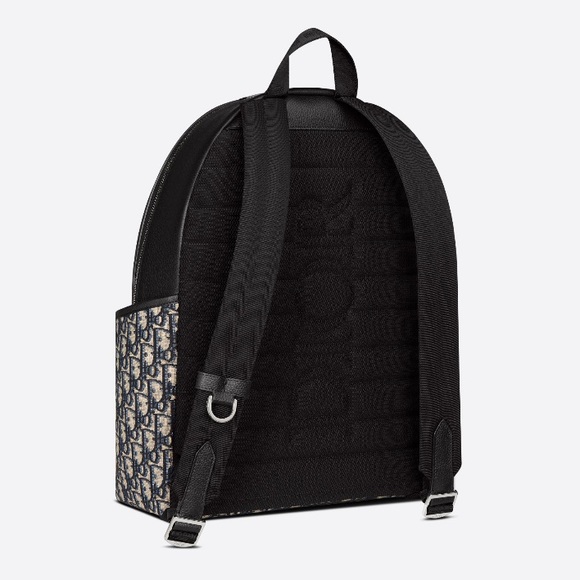 Dior Explorer Backpack Beige & Black Dior Oblique Jacquard C - Picture 7 of 12